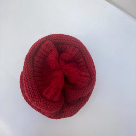 C.C Beanie Classic Fuzzy Lined Burgundy Winter Hat Warm Cozy - Picture 6 of 6